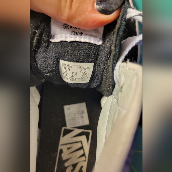 VANS Womens Warped Florals sk8hi shoes size 7 - Picture 4 of 7